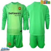 Inter Milan Keeper Tredjedraktsett Barn 2025-26 Langermet (+ Korte bukser)